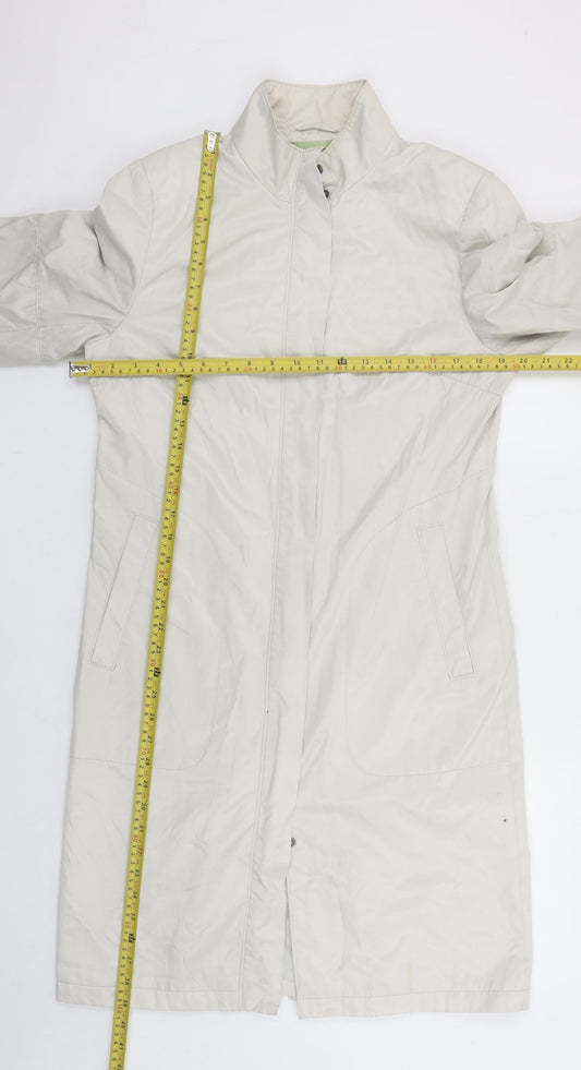 Womens UK Size 12 NuAge Ivory Rain Coat