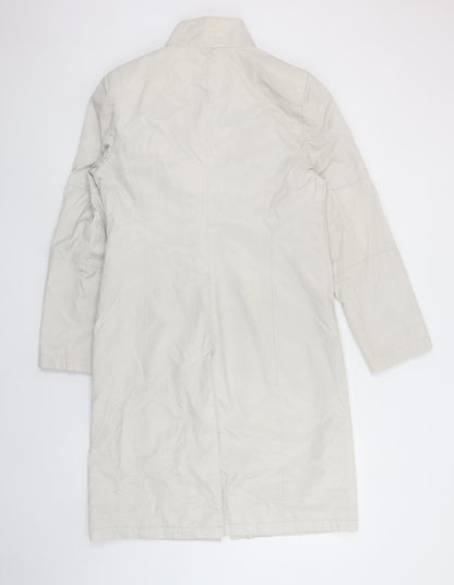 Womens UK Size 12 NuAge Ivory Rain Coat