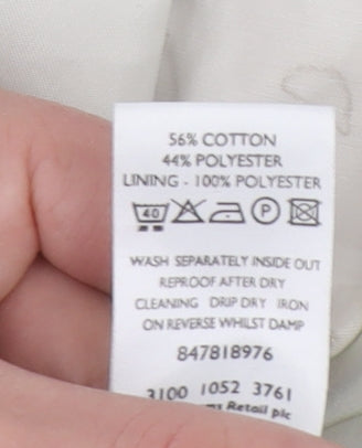 Womens UK Size 12 NuAge Ivory Rain Coat