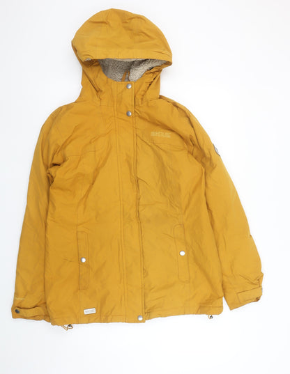 Womens UK Size 12 Regatta Yellow Parka Coat