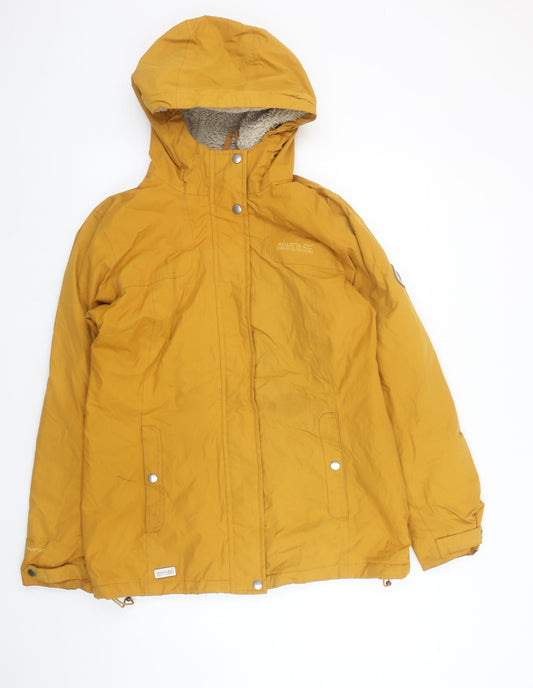 Womens UK Size 12 Regatta Yellow Parka Coat