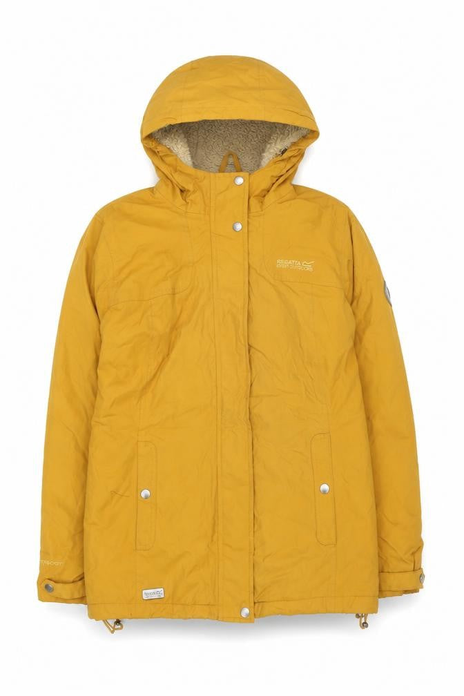 Womens UK Size 12 Regatta Yellow Parka Coat