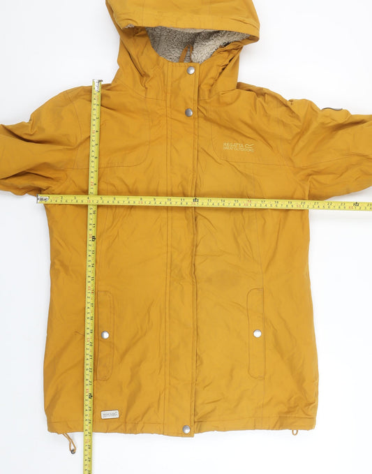 Womens UK Size 12 Regatta Yellow Parka Coat