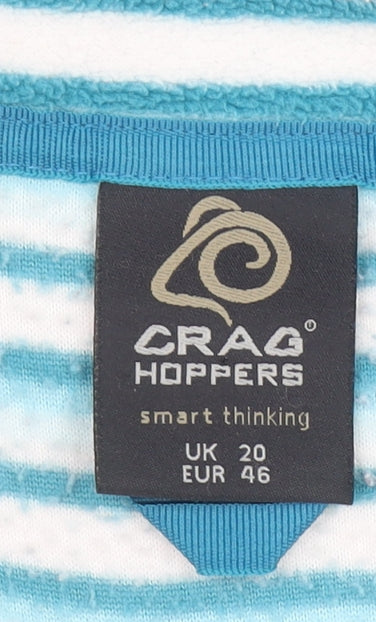 Womens UK Size 20 Craghoppers Blue Pullover Sweatshirt