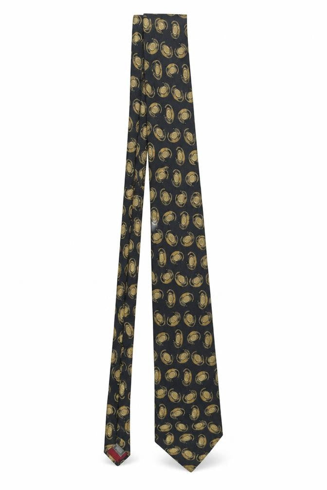 Mens Marks and Spencer Blue Paisley 100% Silk Designer Tie