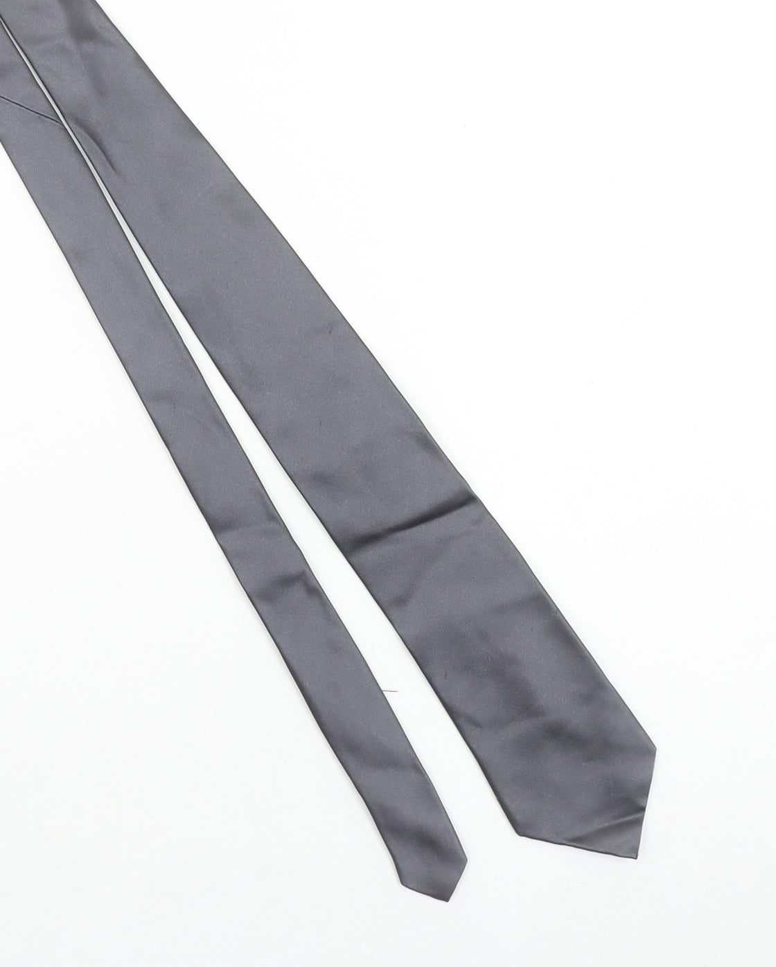 Thomas Nash Men's Grey 176 Slim Silk Tie