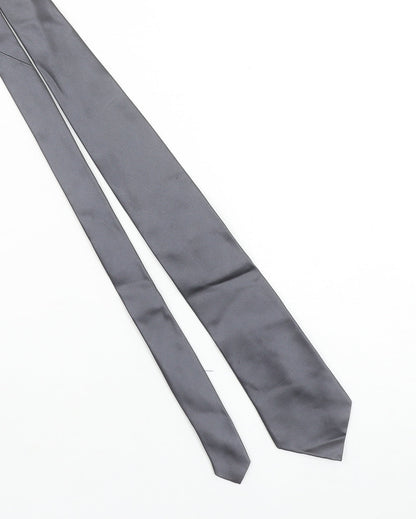 Thomas Nash Men's Grey 176 Slim Silk Tie