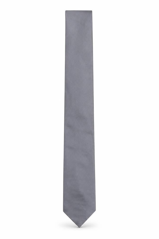 Thomas Nash Men's Grey 176 Slim Silk Tie
