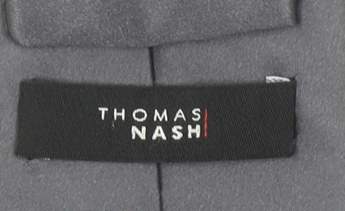 Thomas Nash Men's Grey 176 Slim Silk Tie