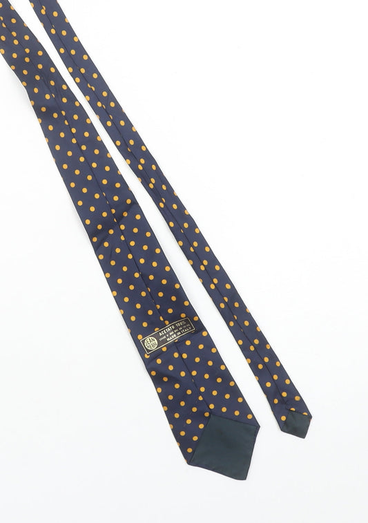 Jean Pierre Men's Navy Blue Polka Dot Tie 176 Designer Style