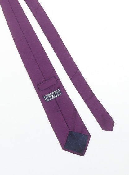 Charles Tyrwhitt Men’s Purple Silk Slim Tie Made in England