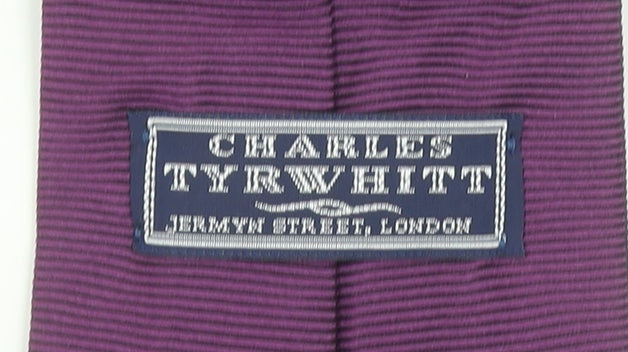Charles Tyrwhitt Men’s Purple Silk Slim Tie Made in England