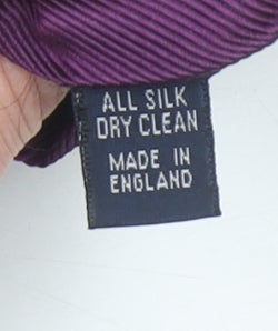 Charles Tyrwhitt Men’s Purple Silk Slim Tie Made in England