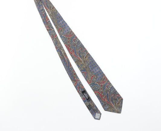 Jose Piscador Men's Blue Paisley Silk Tie