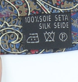 Jose Piscador Men's Blue Paisley Silk Tie