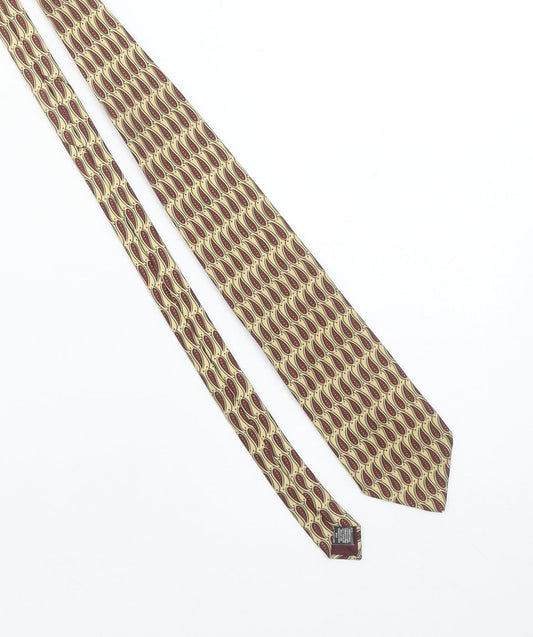 Marks and Spencer Men's Beige Paisley Silk Pointed Tie