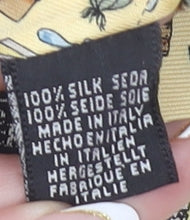 Beaufort by the Rack Men's Beige Floral Gardening Pattern Silk Tie Made in Italy