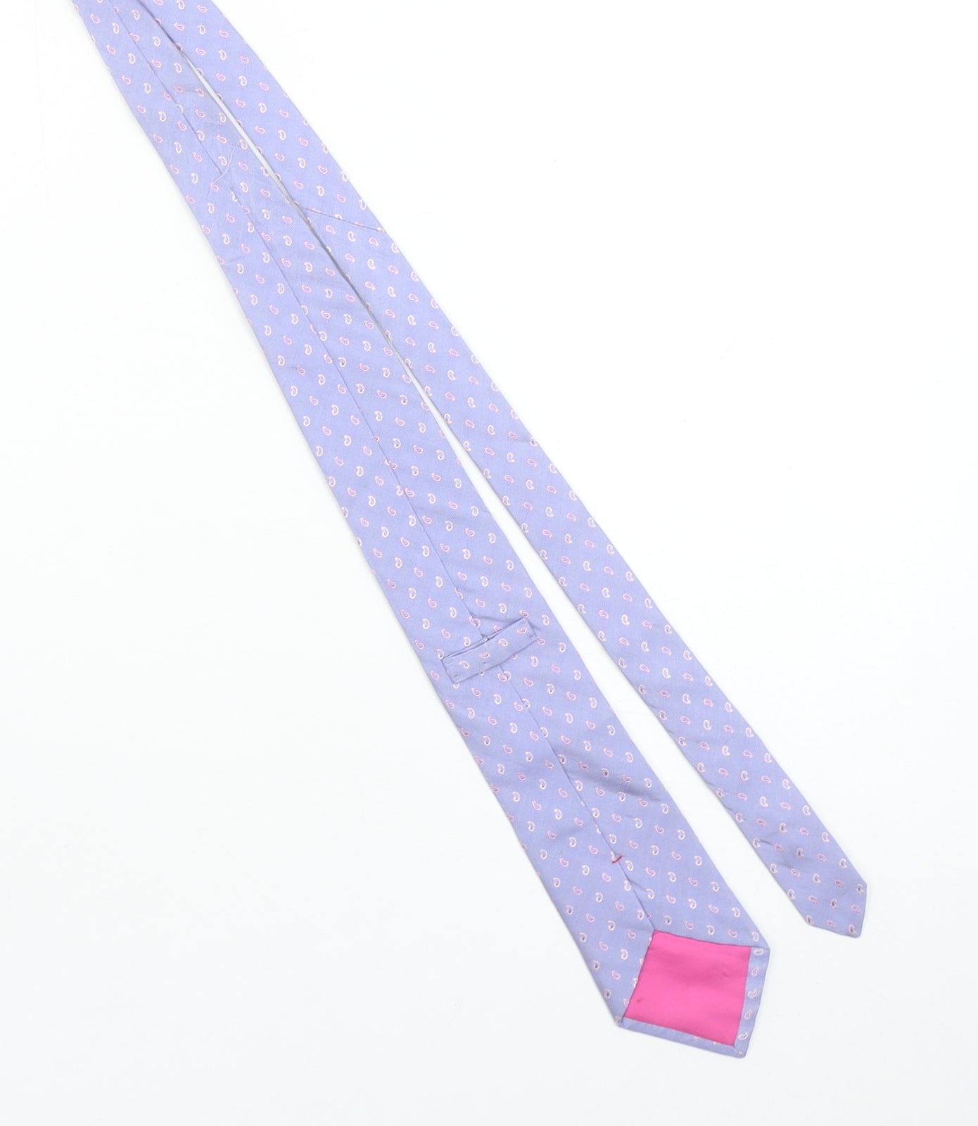 Austin Reed Men's Purple Paisley 100% Silk Designer Tie One Size