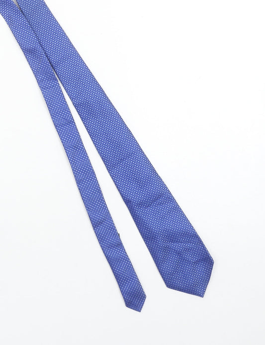 Thomas Pink London Men's Blue Geometric Silk Tie