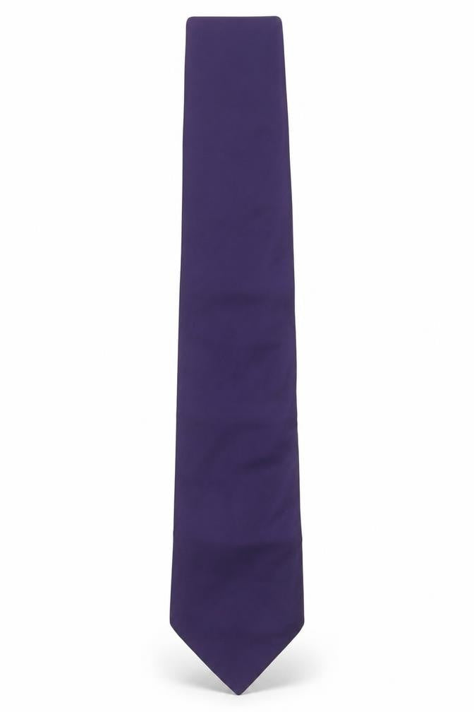 Mens Thomas Pink Purple  100% Silk Pointed Tie