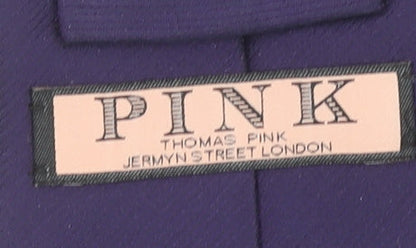 Thomas Pink Men's Purple Silk Pointed Tie 176cm