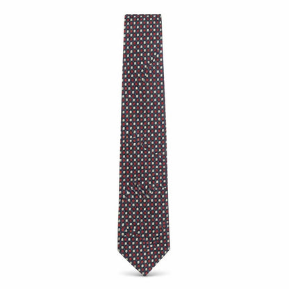 Mens Charles Tyrwhitt Blue Geometric 100% Silk Designer Tie