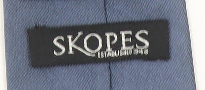 Skopes Men's Blue Slim Silk Tie