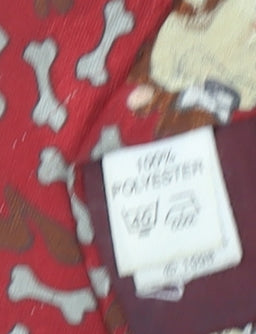 Looney Tunes Men's Red Cartoon Character Woven Tie One Size