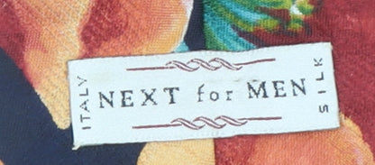 Next for Men Multicoloured Floral Silk Tie One Size Pointed