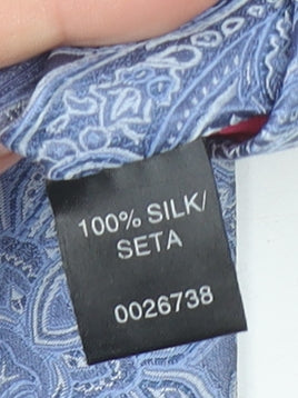 Jeff Banks Men's Blue Paisley Silk Designer Tie