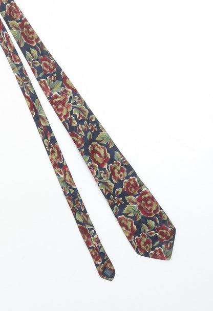Debenhams Men’s Multicoloured Floral Pointed Tie 100% Polyester