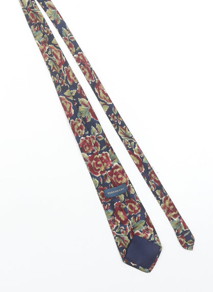 Debenhams Men’s Multicoloured Floral Pointed Tie 100% Polyester