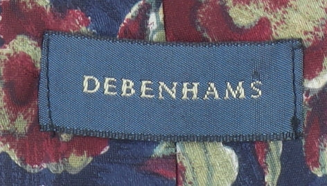 Debenhams Men’s Multicoloured Floral Pointed Tie 100% Polyester