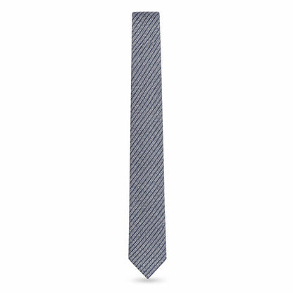 Mens Dehavilland Blue Plaids & Checks 100% Silk Slim Tie