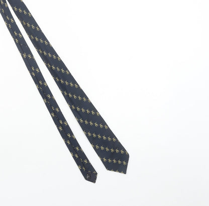 Pierre Cardin Men's Blue Silk Rowing Pattern Vintage Tie