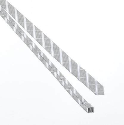 Tie Rack London Men's Grey Houndstooth Slim Tie
