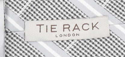 Tie Rack London Men's Grey Houndstooth Slim Tie