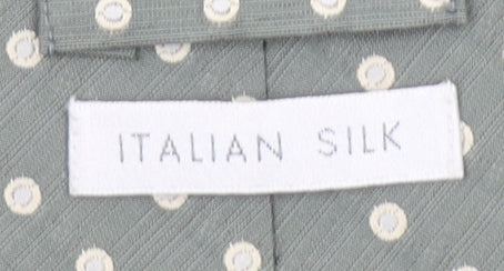 Marks and Spencer Men's Green Italian Silk Polka Dot Tie