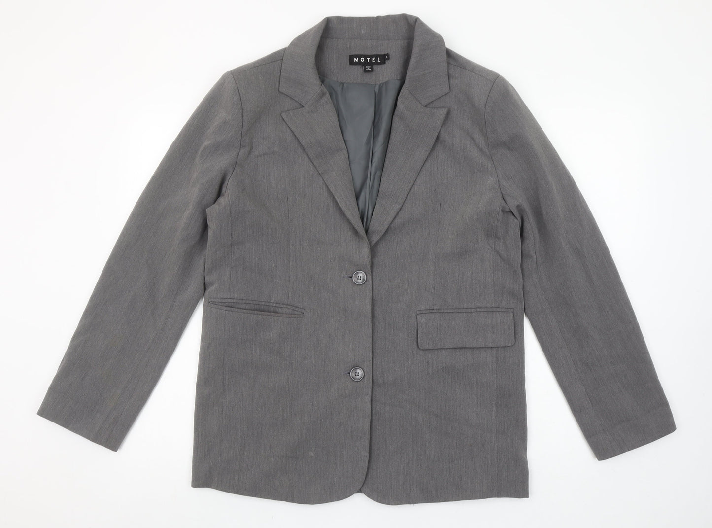 Womens UK Size XS Motel Regular Grey Blazer