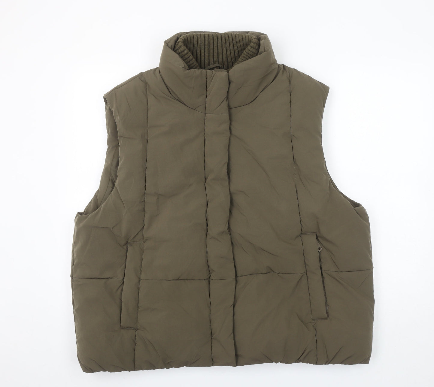 Primark Cares Women’s Khaki Padded Bodywarmer Gilet XL