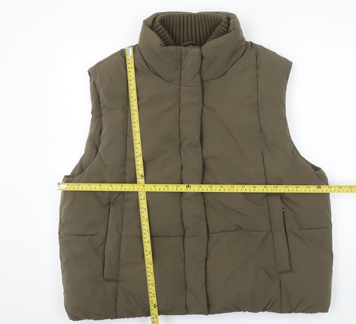 Primark Cares Women’s Khaki Padded Bodywarmer Gilet XL