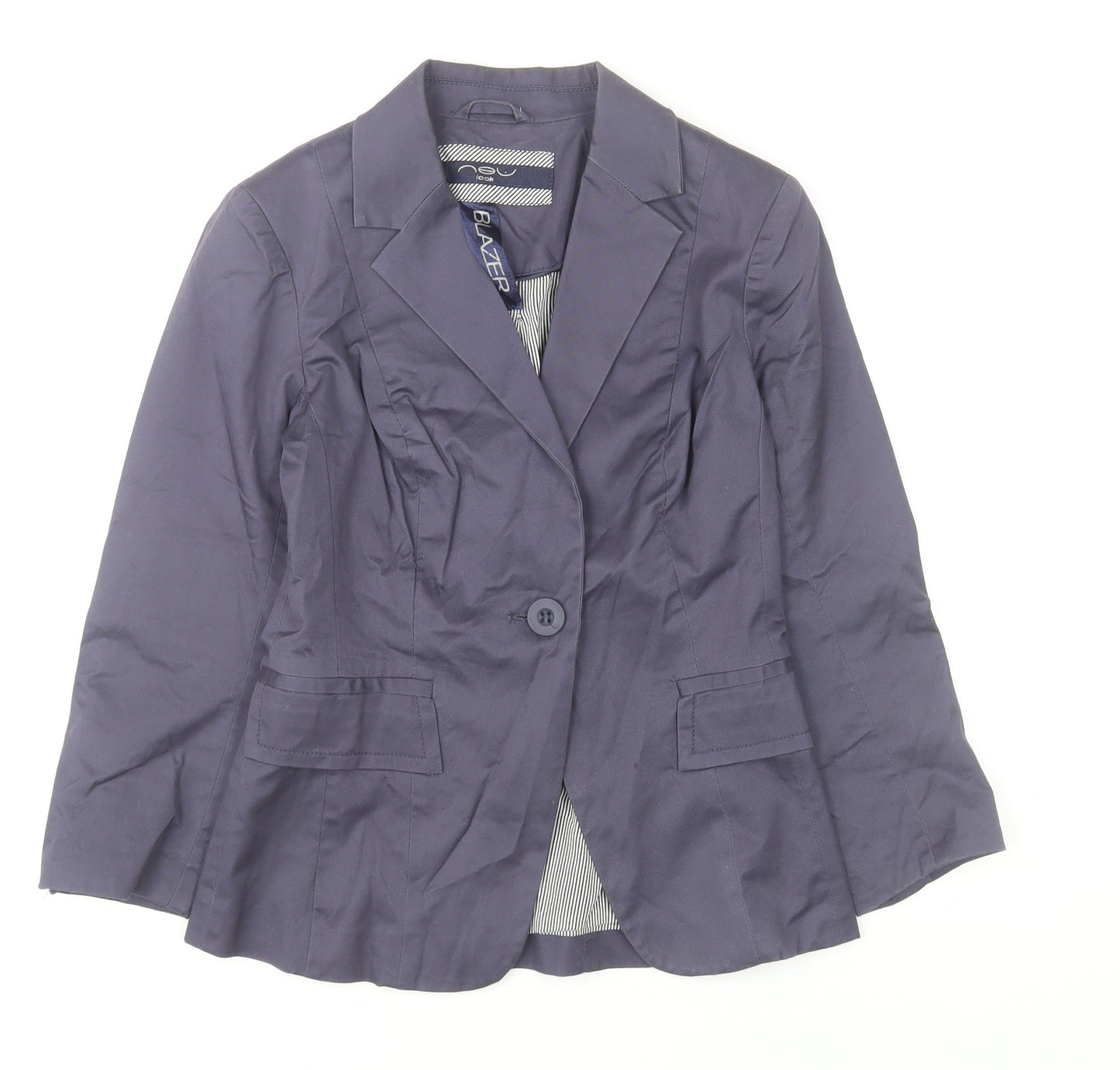 Womens UK Size 8 New Look Blue Blazer