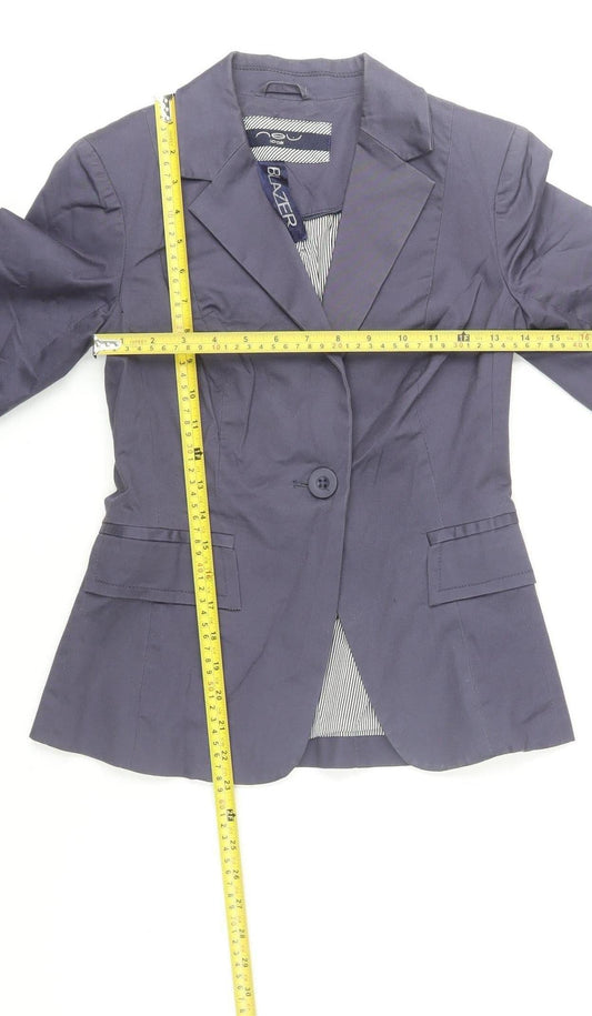 Womens UK Size 8 New Look Blue Blazer