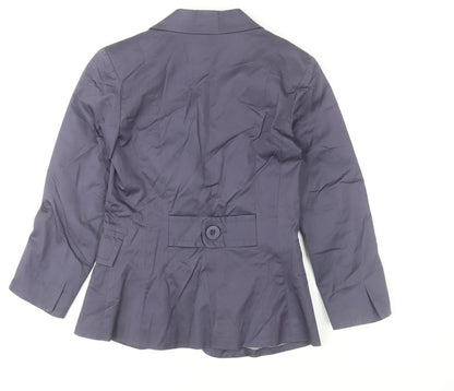 Womens UK Size 8 New Look Blue Blazer
