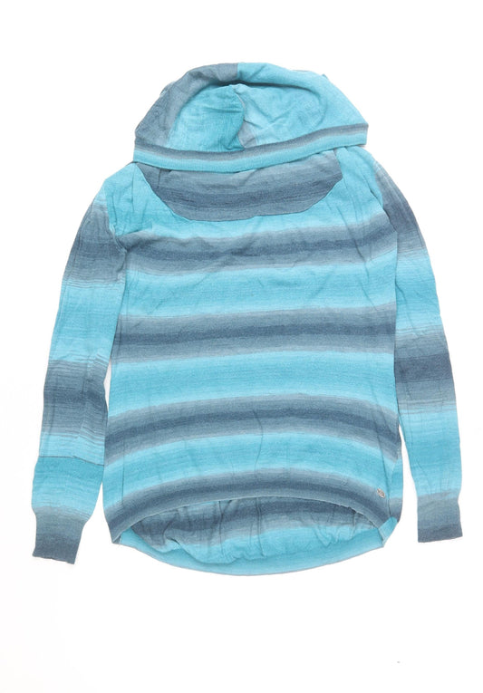 Womens UK Size 10 Animal Blue Pullover Jumper