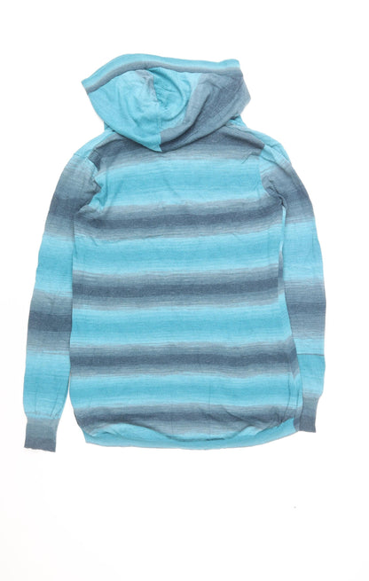 Womens UK Size 10 Animal Blue Pullover Jumper