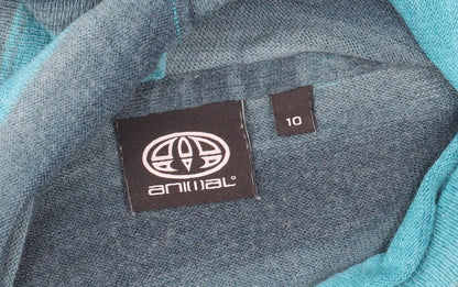 Womens UK Size 10 Animal Blue Pullover Jumper