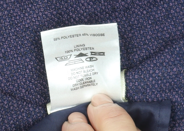 Eastex Women’s Blue Tweed Knee Length Pencil Skirt Size 16