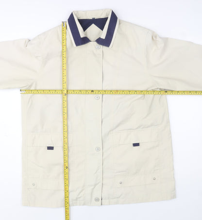 Womens UK Size 16 outer layer Beige Rain Coat