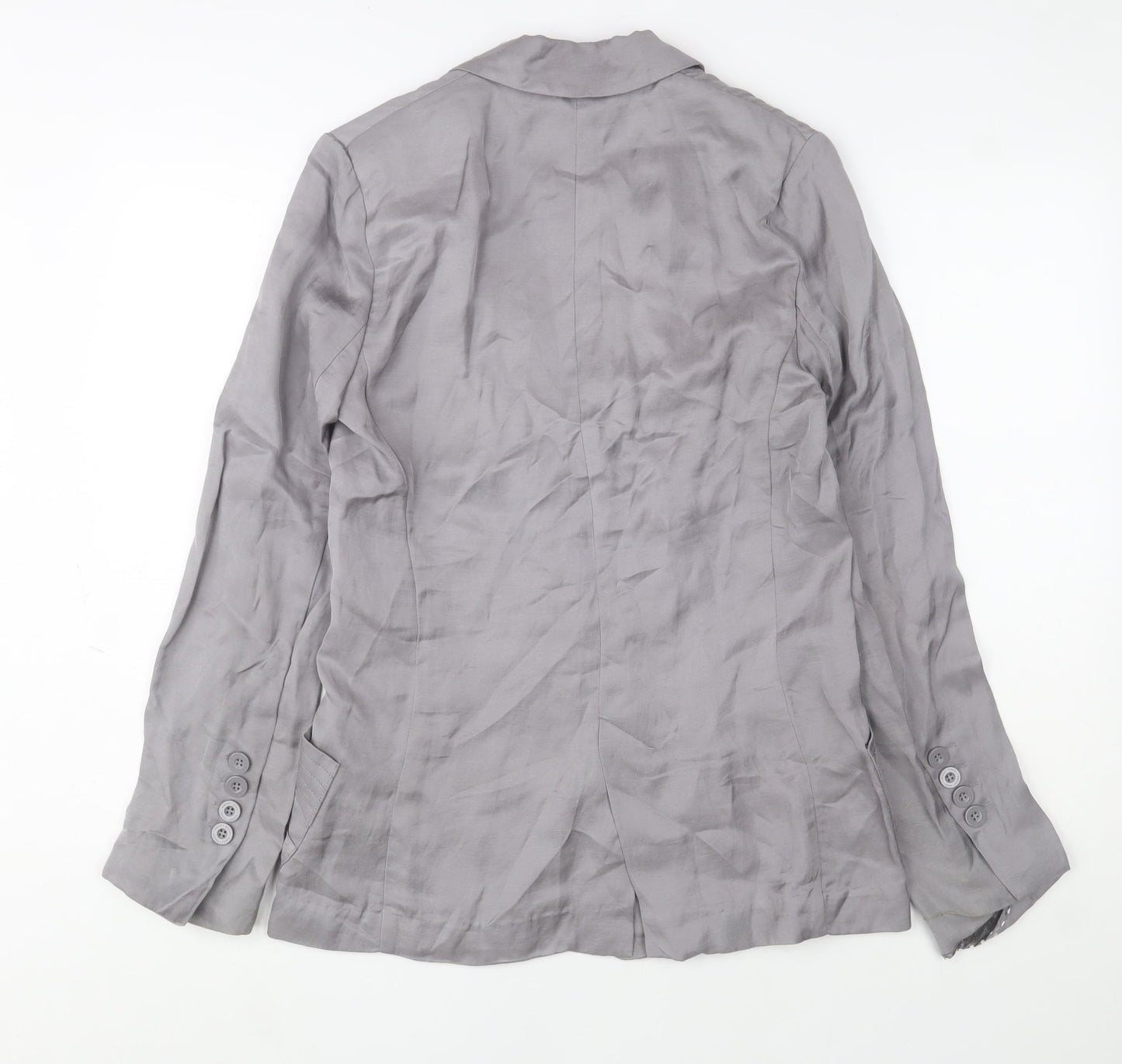 Womens UK Size 12 Jasper Conran Grey Basic Jacket